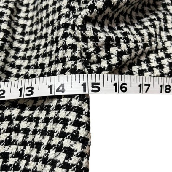 NWT Zara Houndstooth Blazer Dress Black / White 8342/334 Women Size XS - Picture 8 of 16